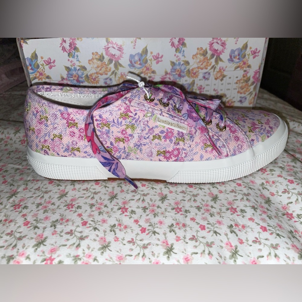 LoveShackFancy X Superga shoes